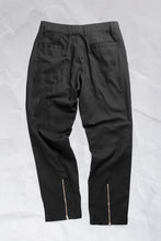Load image into Gallery viewer, ZIP FLARE PANTS  BLACK