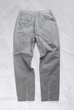 Load image into Gallery viewer, ZIP FLARE PANTS STEEL
