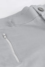 Load image into Gallery viewer, ZIP FLARE PANTS STEEL