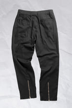 Load image into Gallery viewer, ZIP FLARE PANTS  BLACK
